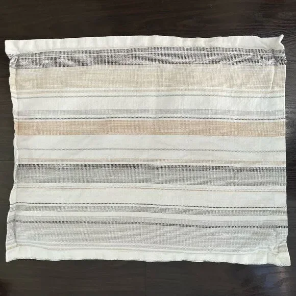 Pottery Barn Clayton Stripe King/California King Duvet Cover & 2 Standard Shams - Picture 8 of 13